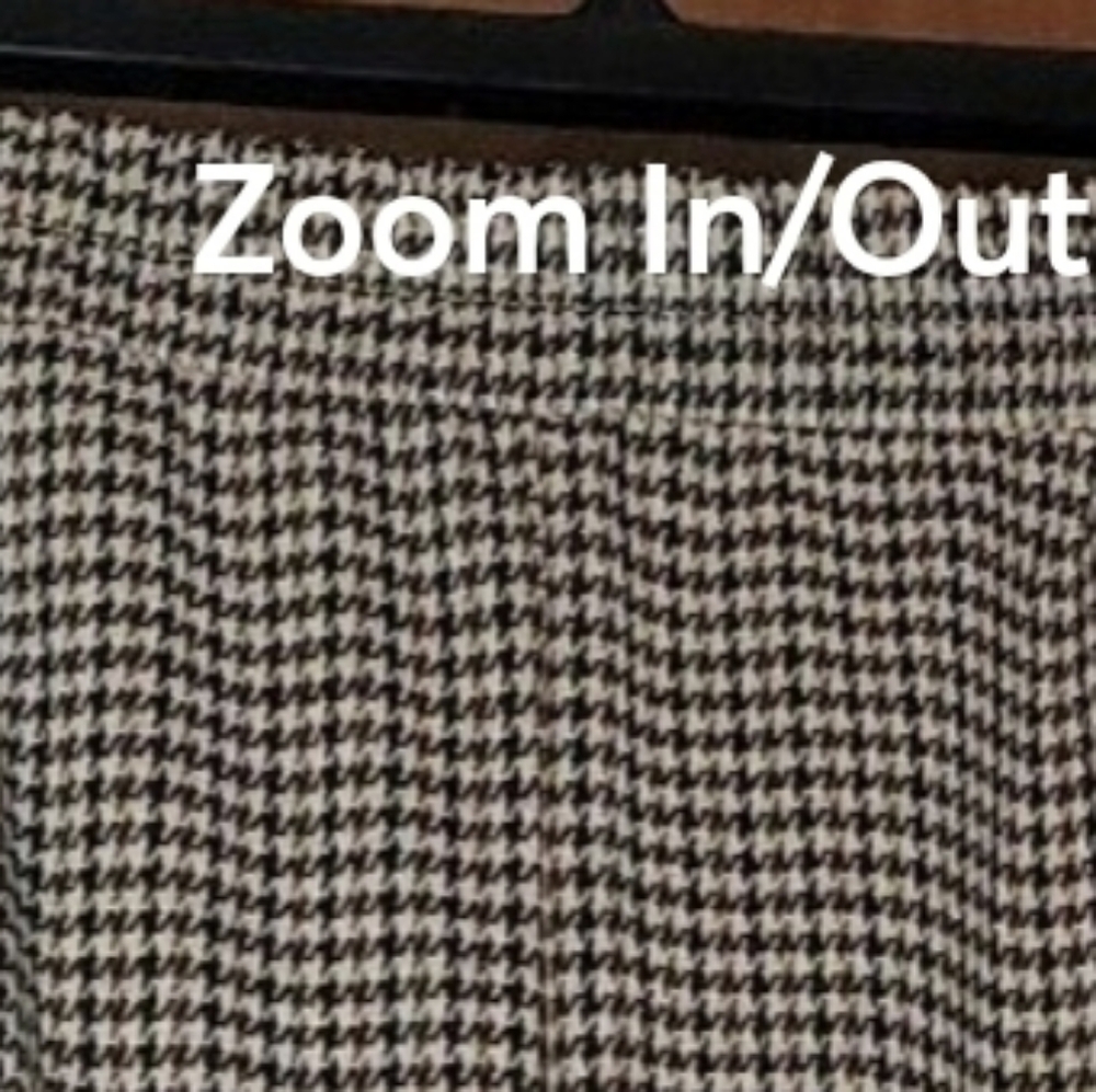 Womens Pull On Houndstooth Trousers - Picture 4 of 4